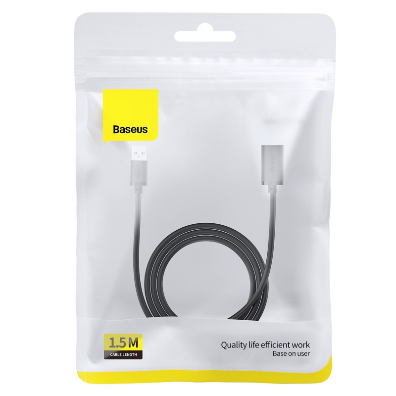 USB 3.0 ilgintuvas 1,5 m juodas