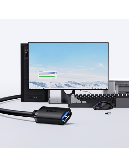 
USB 3.0 ilgintuvas 1m juodas
