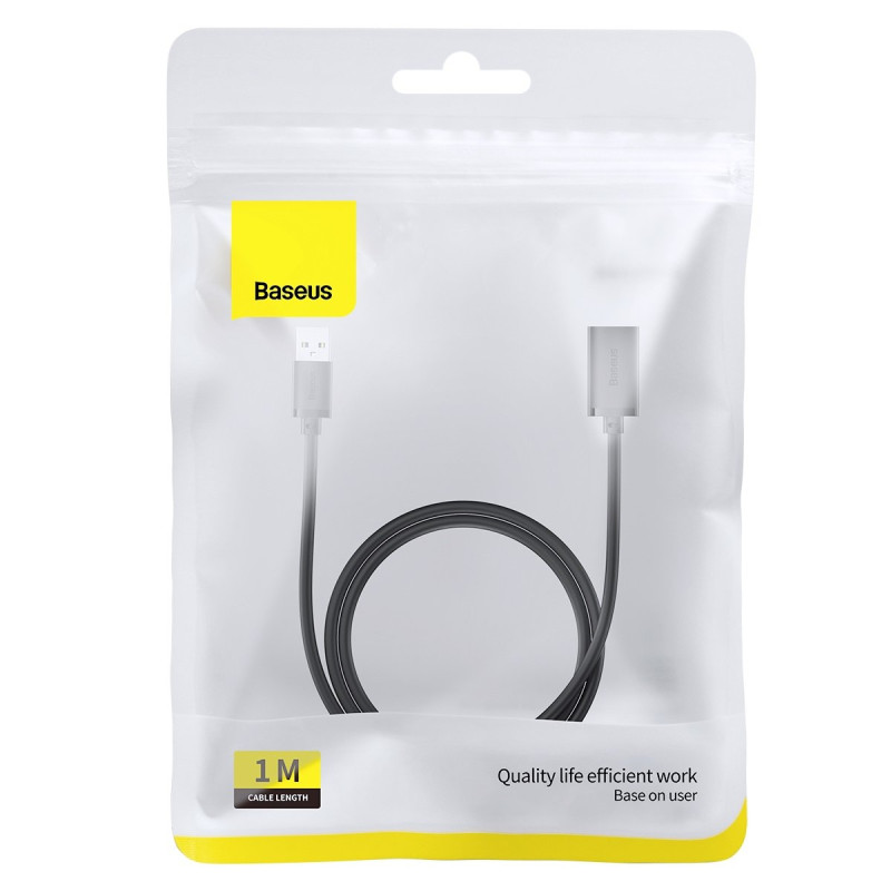 USB 3.0 ilgintuvas 1m juodas