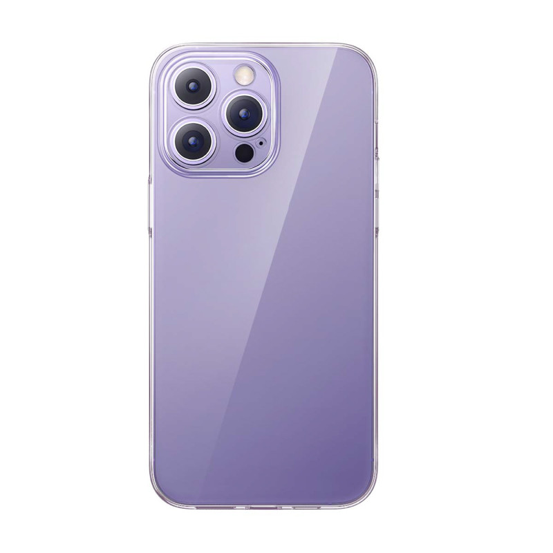 Dėklas iPhone 14 Pro Max plonu dangteliu Simple 2 Case skaidrus
