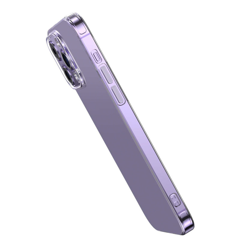 Dėklas iPhone 14 Pro Max plonu dangteliu Simple 2 Case skaidrus