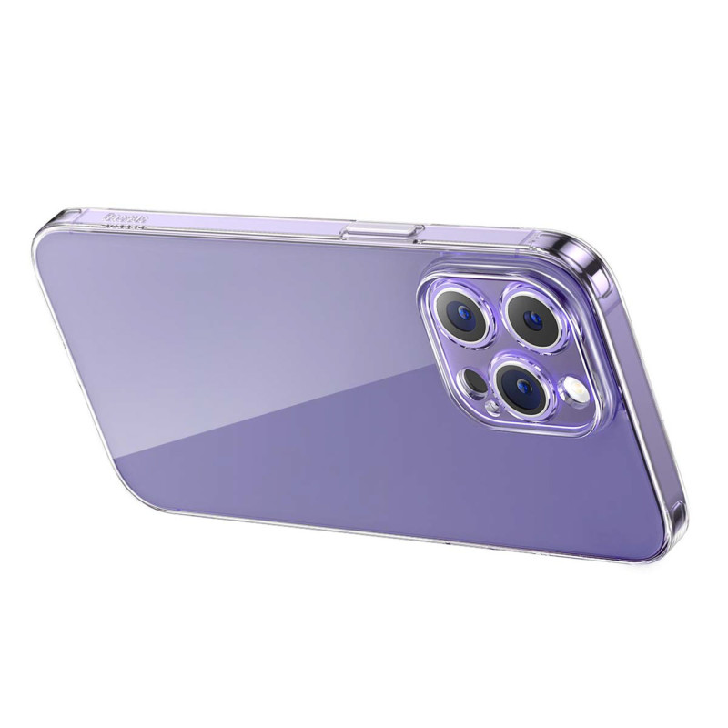 Dėklas iPhone 14 Pro Max plonu dangteliu Simple 2 Case skaidrus