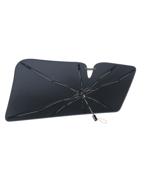 
Šviesą atspindintis priekinio stiklo skėtis nuo saulės CoolRide automobiliui 131x69cm juodas
