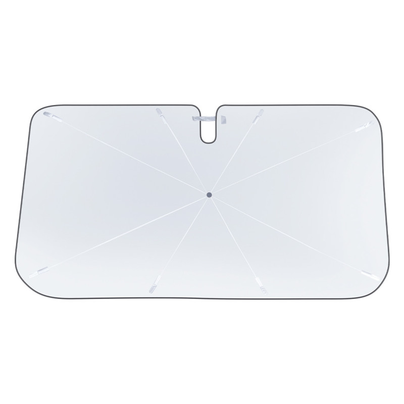 
Šviesą atspindintis priekinio stiklo skėtis nuo saulės CoolRide automobiliui 131x69cm juodas
