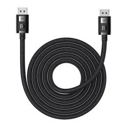 
„DisplayPort 8K 60Hz High Definition“ serijos kabelis, 5 m juodas
