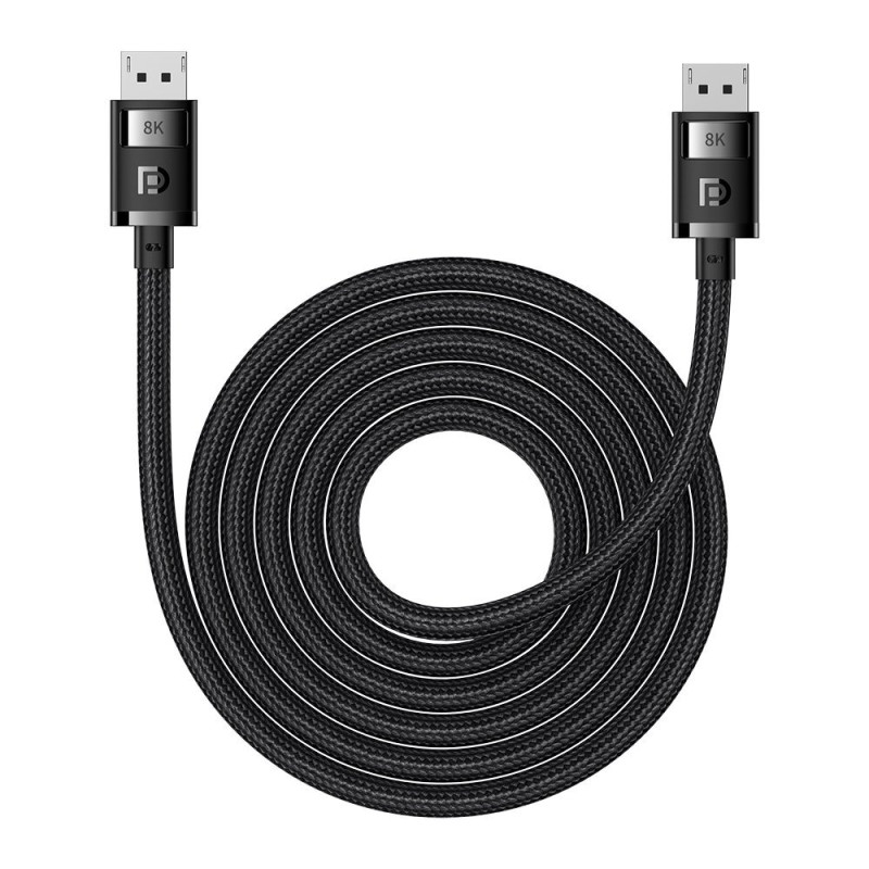 „DisplayPort 8K 60Hz High Definition“ serijos kabelis, 5 m juodas
„DisplayPort 8K 60Hz High Definition“ serijos kabelis, 5 m juodas