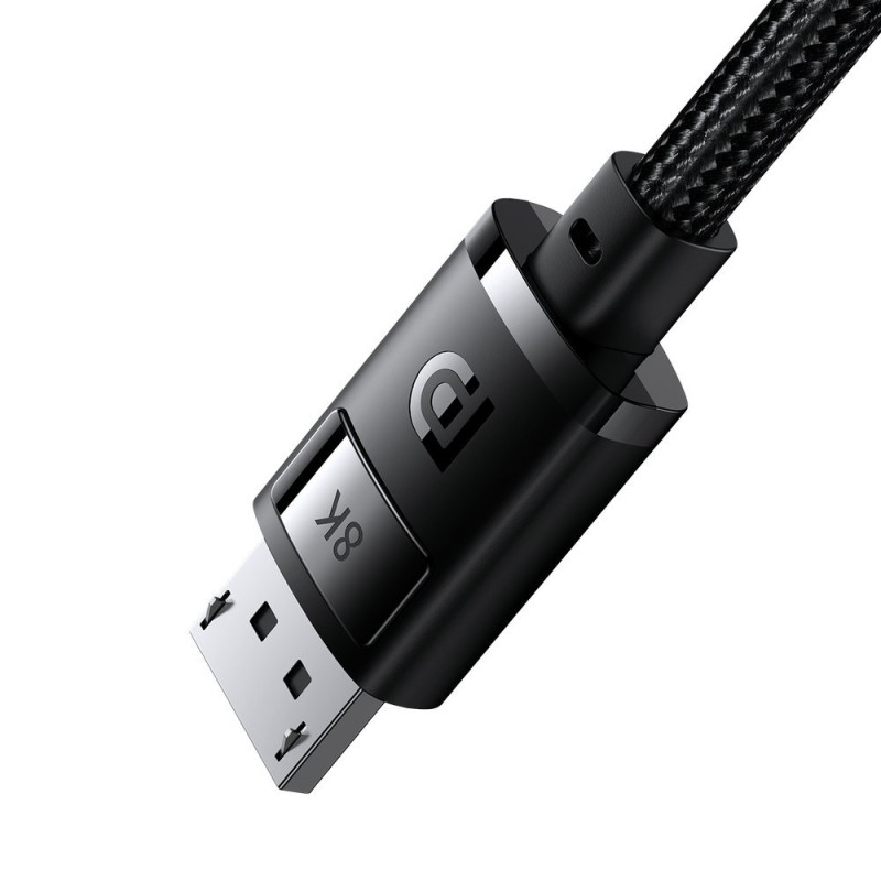 „DisplayPort 8K 60Hz High Definition“ serijos kabelis, 5 m juodas