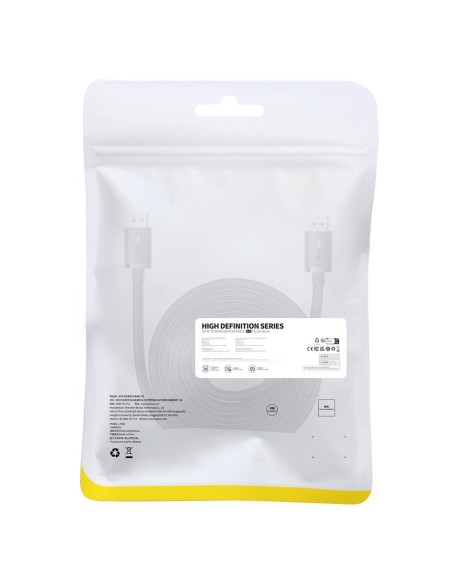 „DisplayPort 8K 60Hz High Definition“ serijos kabelis, 5 m juodas
 
„DisplayPort 8K 60Hz High Definition“ serijos kabelis, 5 m juodas