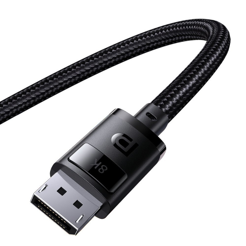 „DisplayPort 8K 60Hz High Definition“ serijos kabelis, 5 m juodas