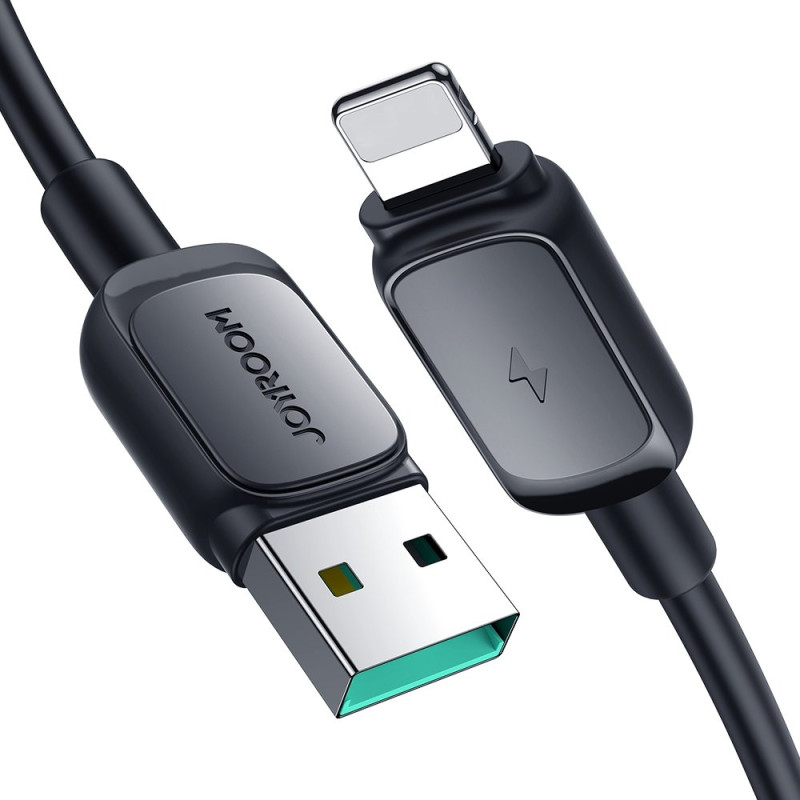 Kabelis iPhone Lightning - USB 2.4A 480Mbps 2m juodas
Kabelis iPhone Lightning - USB 2.4A 480Mbps 2m juodas