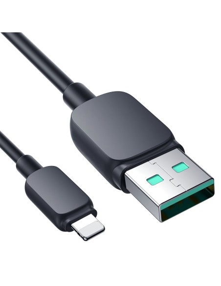 Kabelis iPhone Lightning - USB 2.4A 480Mbps 2m juodas
 
Kabelis iPhone Lightning - USB 2.4A 480Mbps 2m juodas
