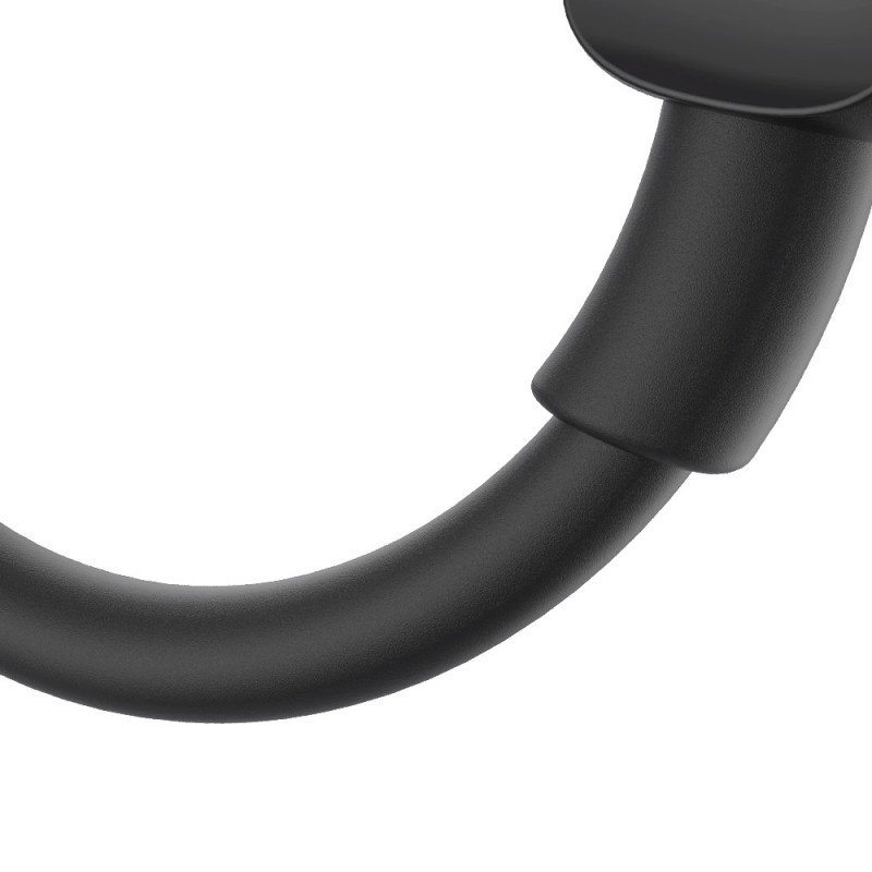 Kabelis microUSB - USB 2.4A 480Mbps 2m juodas