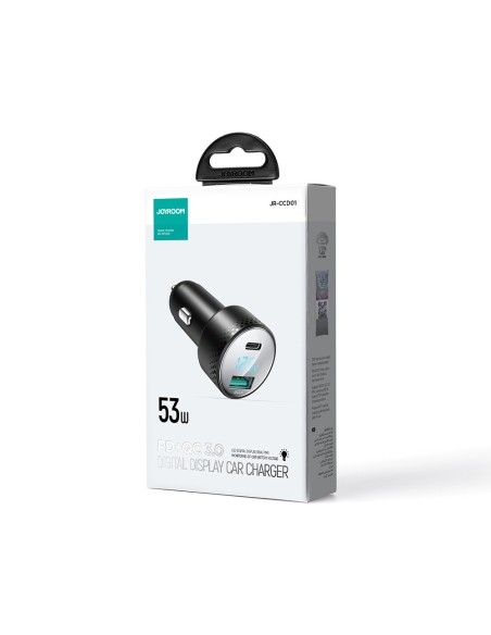 Automobilinis įkroviklis su LED voltmetru 53W USB-C USB juodas
 
Automobilinis įkroviklis su LED voltmetru 53W USB-C USB juodas