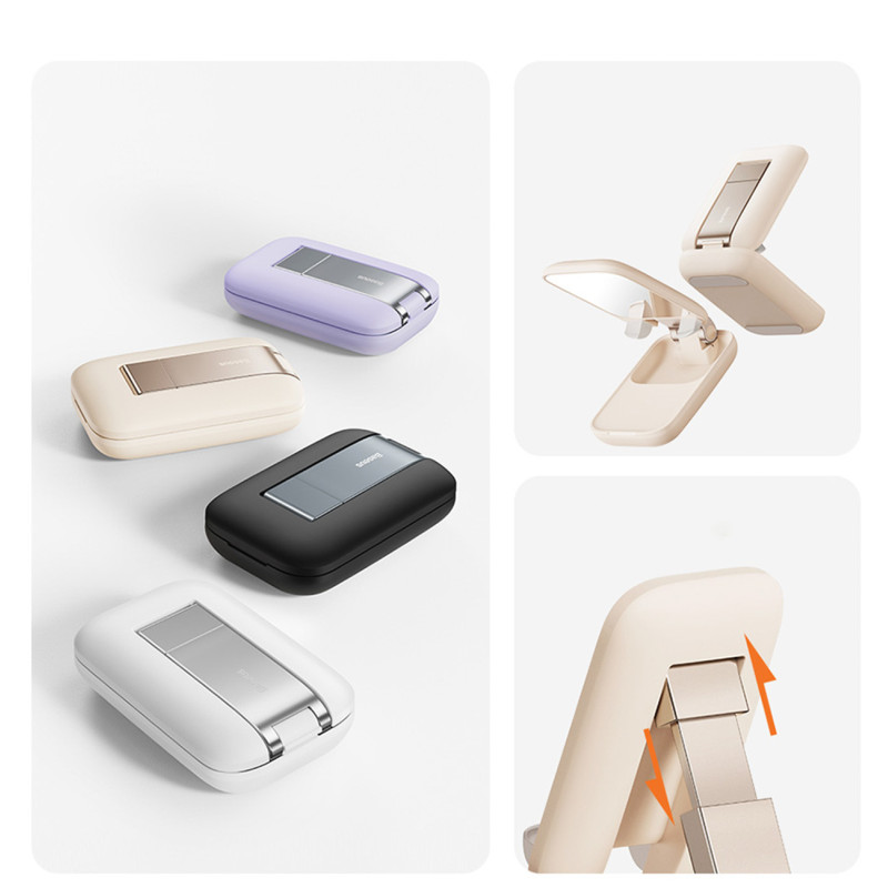 Seashell serijos reguliuojamas telefono stovas, violetinė