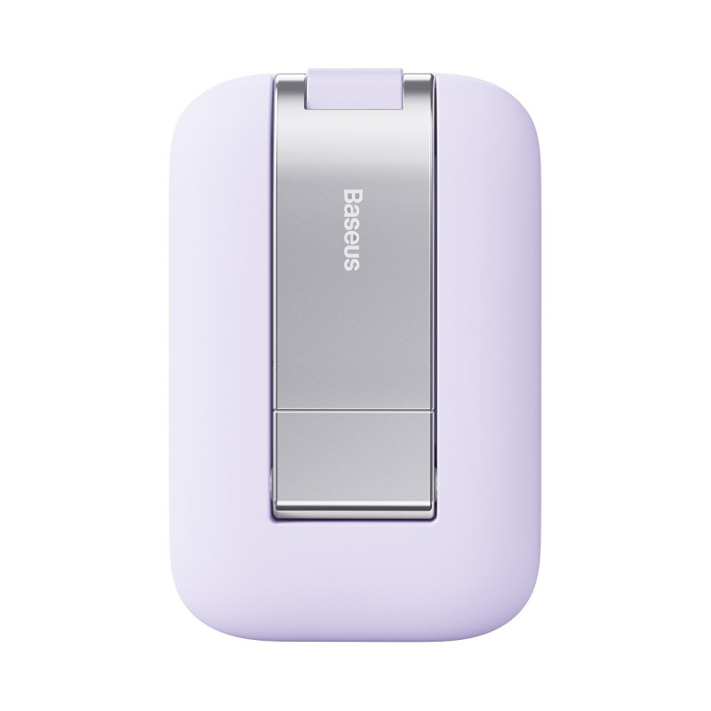 2 viename Reguliuojamas stovas telefono stovas su veidrodžiu Seashell Series violetinė