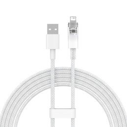 
Pintas kabelis iPhone Explorer Series USB - Lightning 2.4A 2m baltas
