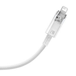 
Pintas kabelis iPhone Explorer Series USB - Lightning 2.4A 2m baltas
