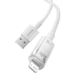 
Pintas kabelis iPhone Explorer Series USB - Lightning 2.4A 2m baltas
