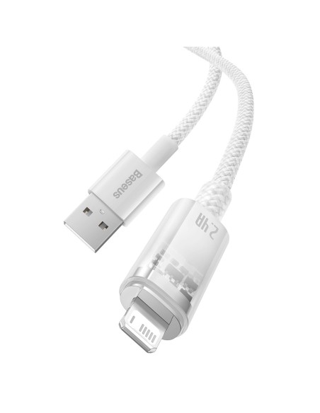 
Pintas kabelis iPhone Explorer Series USB - Lightning 2.4A 2m baltas

