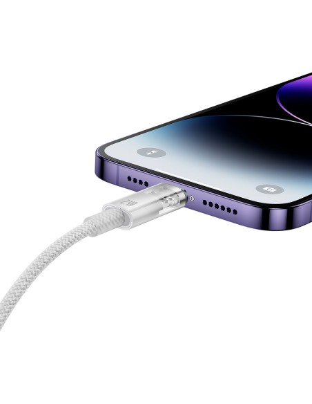 
Pintas kabelis iPhone Explorer Series USB - Lightning 2.4A 2m baltas
