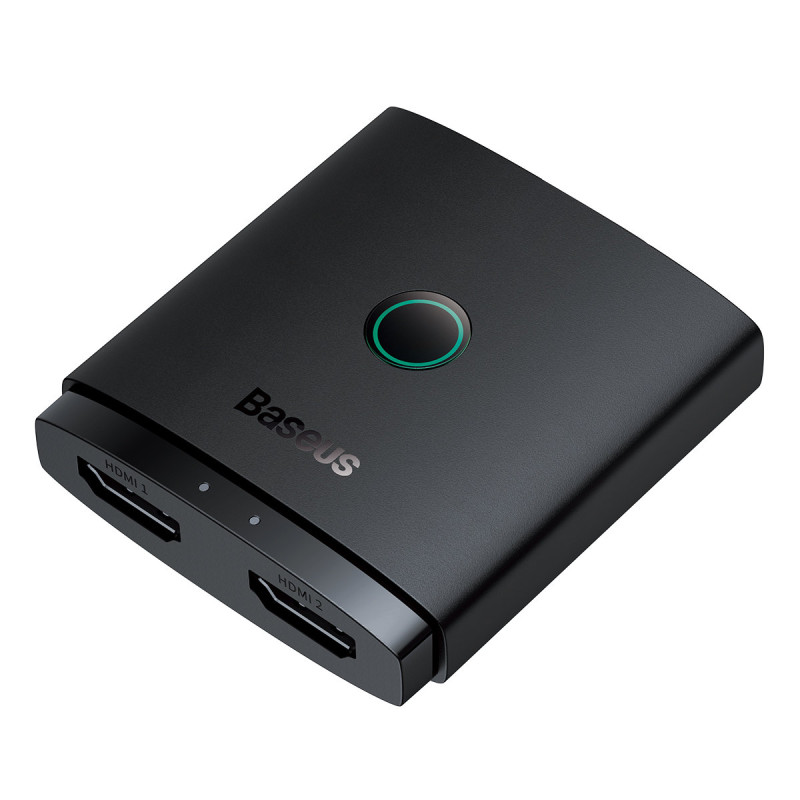 
2in1 AirJoy HDMI 4K 60Hz dvikryptis adapteris, juodas
