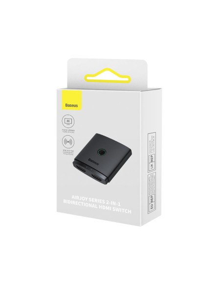 2in1 AirJoy HDMI 4K 60Hz dvikryptis adapteris, juodas
 
2in1 AirJoy HDMI 4K 60Hz dvikryptis adapteris, juodas