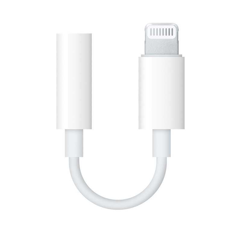 
Apple originalus Lightning iki 3,5 mm mini lizdo ausinių adapteris, baltas
