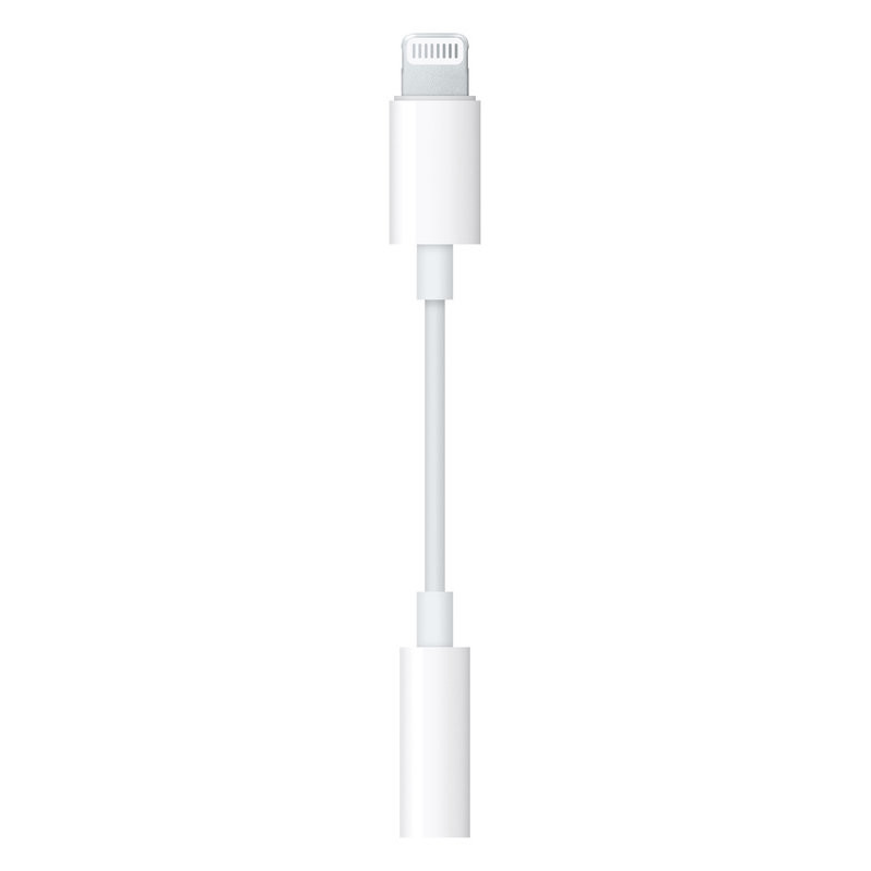 Apple originalus Lightning iki 3,5 mm mini lizdo ausinių adapteris, baltas