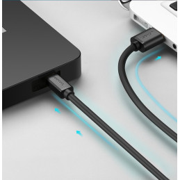 
USB - mini USB laidas 480Mbps 1m juodas
