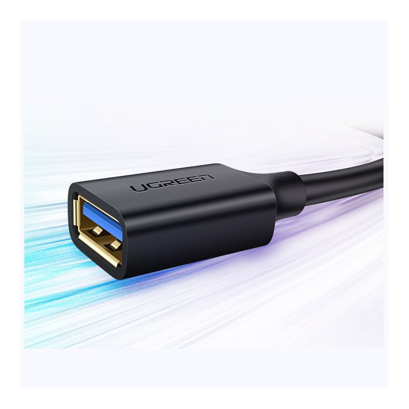 USB 3.0 ilgintuvas 1m juodas