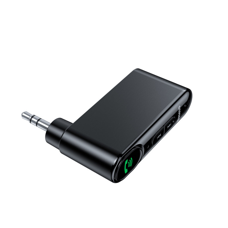 Bluetooth AUX automobilinio siųstuvo mini lizdas 3,5 mm Overseas Edition juodas