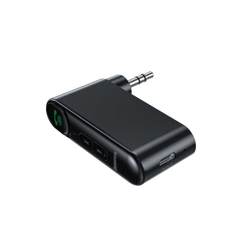 Bluetooth AUX automobilinio siųstuvo mini lizdas 3,5 mm Overseas Edition juodas