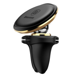 
Magnetinis telefono laikiklis Overseas Edition oro išleidimo angai, auksinis
