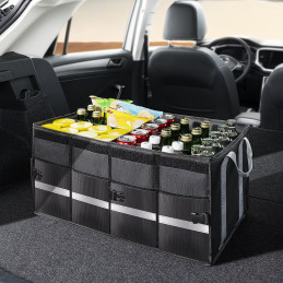 
Automobilio tvarkyklė bagažinės dėžė 60L OrganizeFun juoda
