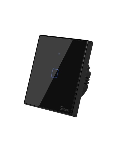 Jutiklinio apšvietimo jungiklio jungiklio mygtukas WiFi 433MHz RF Black T3EU1C-TX Jutiklinio apšvietimo jungiklio jungiklio mygtukas WiFi 433MHz RF Black T3EU1C-TX