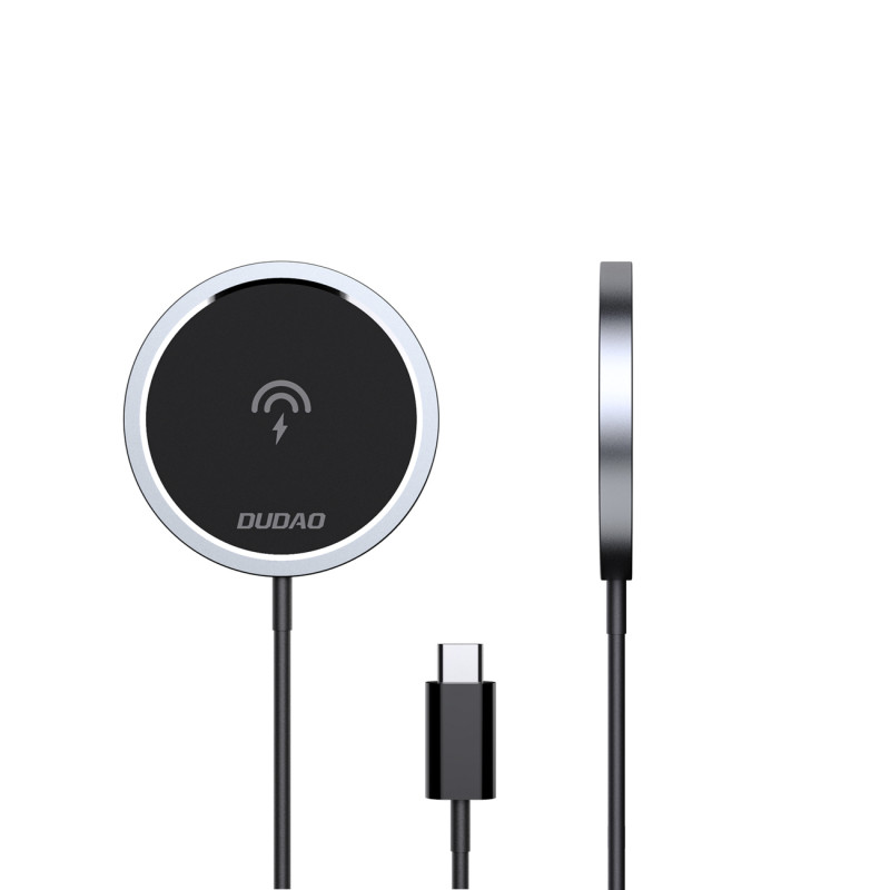 Magnetinis indukcinis įkroviklis MagSafe 15W telefonui, juodas