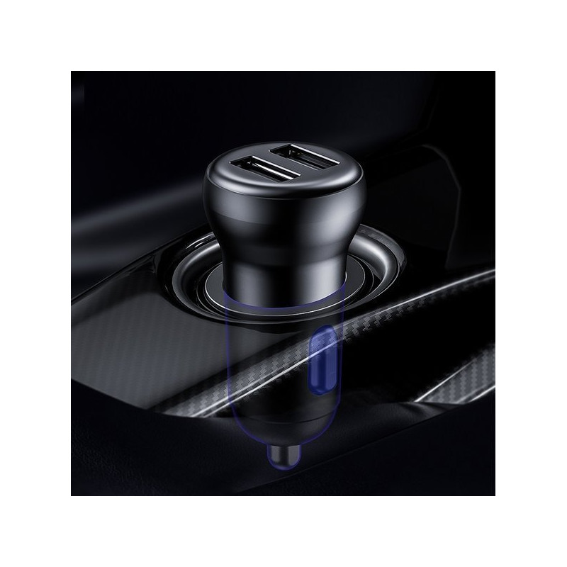 Belaidis Bluetooth FM siųstuvas su įkrovikliu S-16 Overseas edition juodas