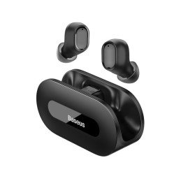 
TWS Bluetooth 5.3 Bowie EZ10 belaidės ausinės, juodos

