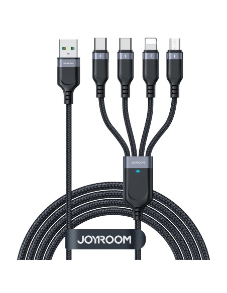 4in1 kabelis USB-A – 2x USB-C iPhone Lightning microUSB 1,2 m juodas
 
4in1 kabelis USB-A – 2x USB-C iPhone Lightning microUSB 1,2 m juodas