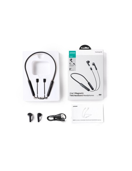 
NeckBand DS1 sportinės belaidės ausinės, juodos
