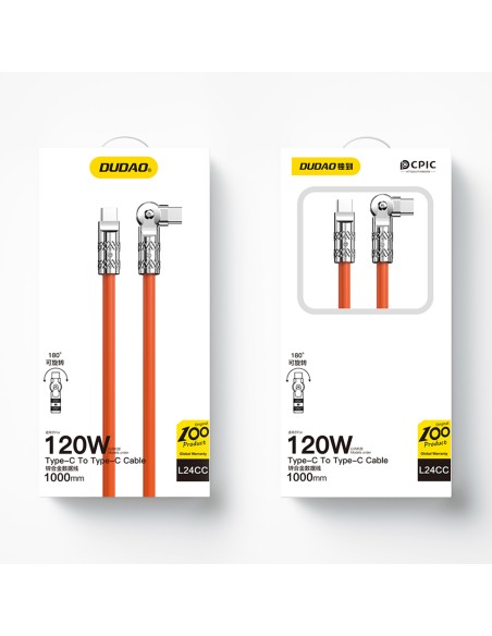 Stiprus kampinis USB-C – USB-C laidas 120 W 1 m 180 sukimosi oranžinė
 
Stiprus kampinis USB-C – USB-C laidas 120 W 1 m 180 sukimosi oranžinė