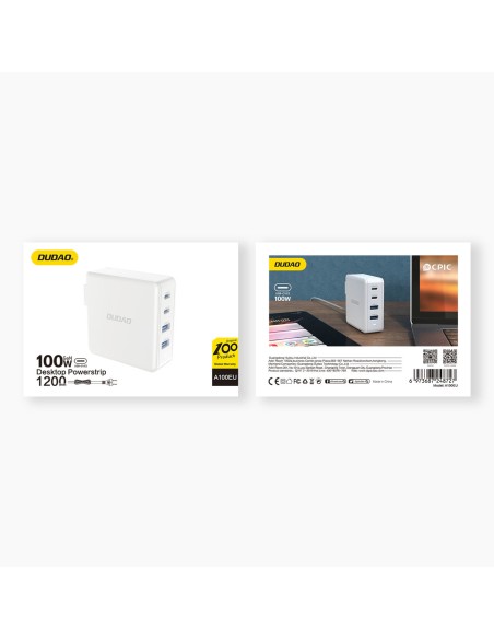 Greitas ir galingas GaN tinklo įkroviklis 2x USB-C 2x USB 100W baltas
 
Greitas ir galingas GaN tinklo įkroviklis 2x USB-C 2x USB 100W baltas