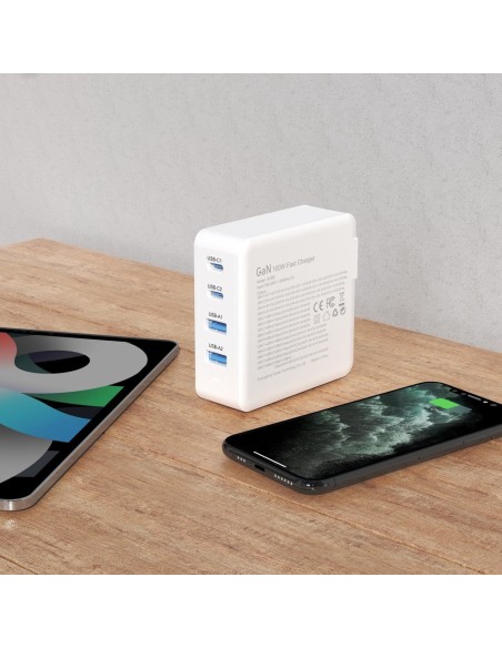 Greitas ir galingas GaN tinklo įkroviklis 2x USB-C 2x USB 100W baltas
 
Greitas ir galingas GaN tinklo įkroviklis 2x USB-C 2x USB 100W baltas