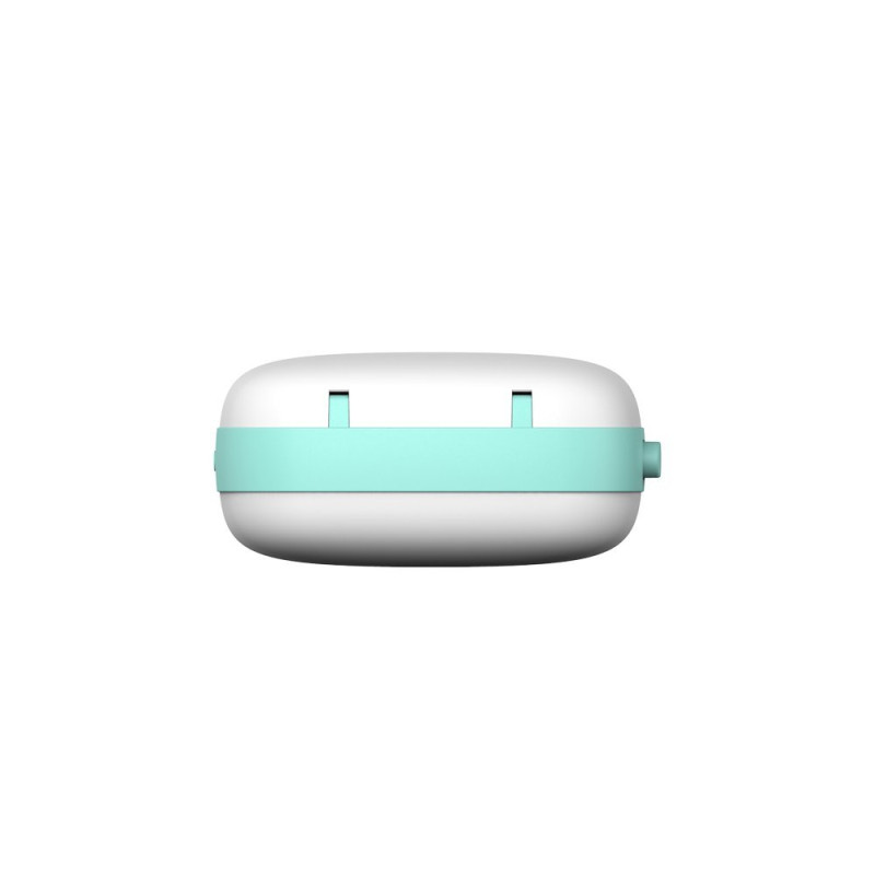 Mini Cat šiluminių etikečių spausdintuvas apgaulingas lapas iš Bluetooth telefono Fun Print blue