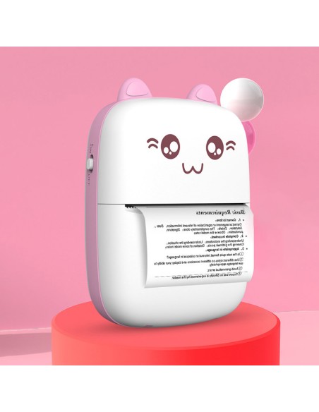 Mini Cat šiluminių etikečių spausdintuvo apgaudinėjimo lapelis iš Bluetooth telefono Fun Print pink
 
Mini Cat šiluminių etikečių spausdintuvo apgaudinėjimo lapelis iš Bluetooth telefono Fun Print pink