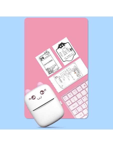Mini Cat šiluminių etikečių spausdintuvo apgaudinėjimo lapelis iš Bluetooth telefono Fun Print pink
 
Mini Cat šiluminių etikečių spausdintuvo apgaudinėjimo lapelis iš Bluetooth telefono Fun Print pink