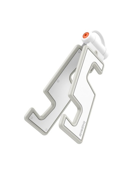 
Sulankstomas telefono stovas pakabinamas raktų pakabukas, nešiojamas baltas
