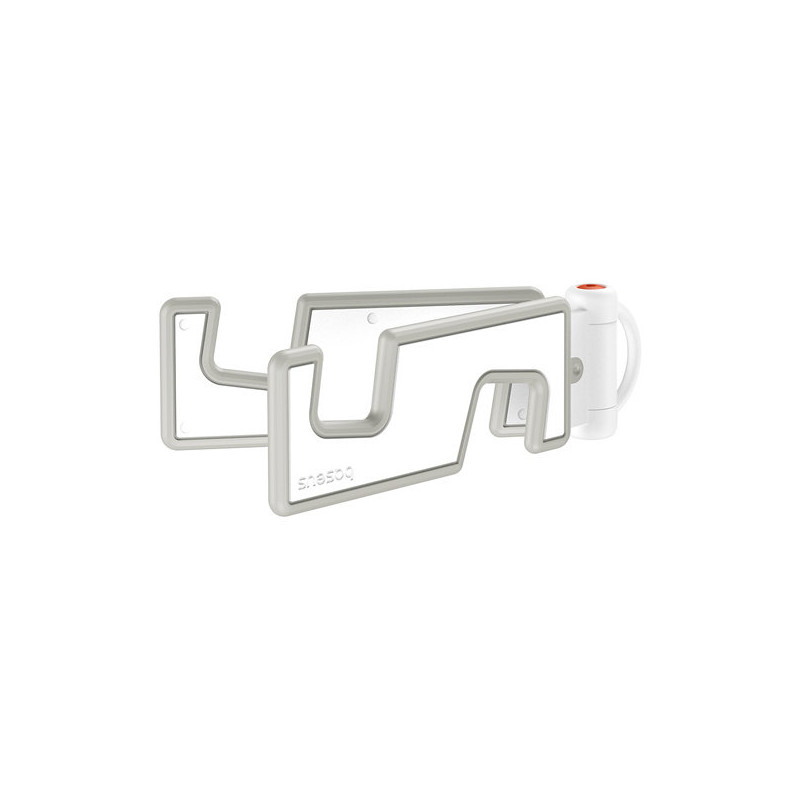 
Sulankstomas telefono stovas pakabinamas raktų pakabukas, nešiojamas baltas
