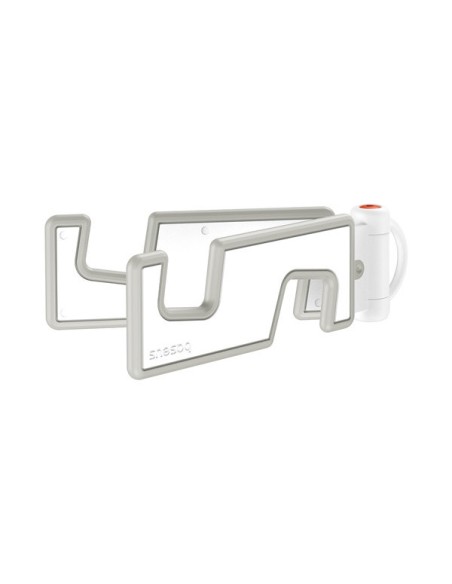 
Sulankstomas telefono stovas pakabinamas raktų pakabukas, nešiojamas baltas
