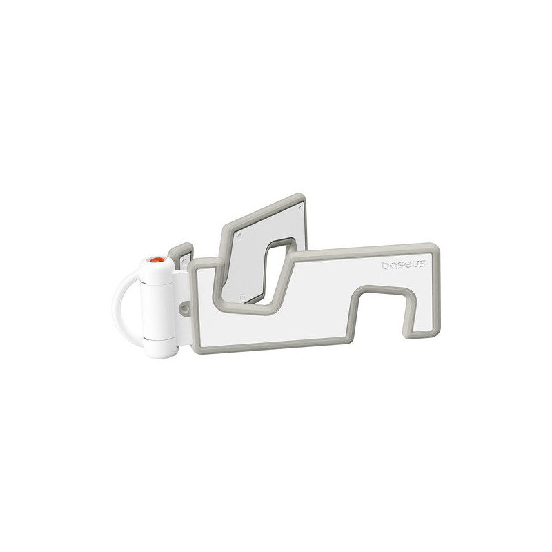 
Sulankstomas telefono stovas pakabinamas raktų pakabukas, nešiojamas baltas
